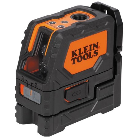 KLEIN TOOLS Rechargeable Self-Leveling Green Cross-Line Laser Level with Red Plumb 93LCLGR